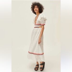 Eyelet Urban Outfitters MIDI dress XS TP